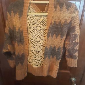 Lacey sweater cardigan